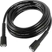 50FT Pressure Washer Cleaning Hose M22 Connector Replacement Hose 5800PSI Black One Size