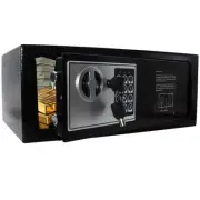 Electronic Keypad And Key Security Safe Lock Box Steel Digital Deposit for Ho...