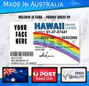 McLOVIN CUSTOM ID LICENSE PLASTIC PVC REAL CARD PROP SUPERBAD FUNNY -SEE DETAILS