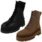 Ladies Clarks 'Orianna2 Hike' Casual & Chunky Leather Boots - D Fitting