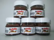 5 x 25g NUTELLA Ferrero Hazelnut Chocolate Spread Glass from ITALY New