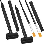ERINGOGO 2 Sets Digging Tools Kit Small Excavation Shovels Brushes Hammers for Creative Play Birthday for Young Archaeologists