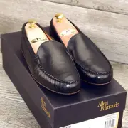 * NIB * $325 Allen Edmonds CASTINE Driving Shoe 8 D Black * new Cedar Trees Bags