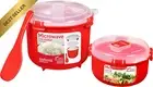 Sistema Microwave Rice Cooker 2.6L & Food Container 915mL, BPA-Free