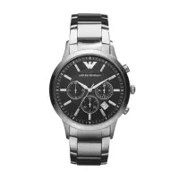 在飛比找Yahoo奇摩購物中心優惠-EMPORIO ARMANI經典計時腕錶43mm(AR243