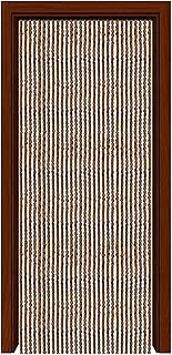 Hanging Bamboo Beaded Door Curtain,Wood Beaded Curtains for Doorway,Doorway Partition Door Curtain,Fly Curtain Screen Panel,for Room Window Hallway Entrance Decor,Custom