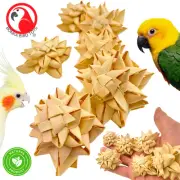 Bonka Bird Toys 3373 Pk6 Small Palm Flower Craft Part Foot Talon Parrot Cage Toy