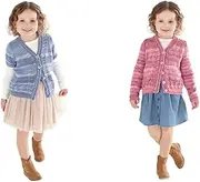 King Cole Girls Knitting Pattern Lace Cardigans in Island Beaches DK 5607