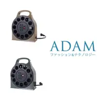 在飛比找momo購物網優惠-【ADAM】ADAM 多用途輪座式延長線 黑 綠 棕 三色(