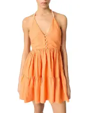 Maje Short Linen Dress