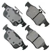 Akebono Brake ACT1878, Set of 4 Ceramic Brake Pad Rear Honda Civic Fits 16-18 (for: Honda Civic)