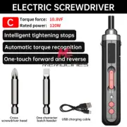 Multifunction Electric Screwdriver Cordless Rechargeable Screw Driver +Drill Bit