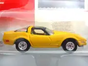 JOHNNY LIGHTNING - 1978-1981 CHEVROLET CORVETTE - YELLOW (RUBBER TIRES) - 1/64