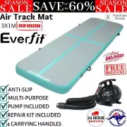 Everfit 3M Air Track Mat Gymnastics Tumbling Exercise Inflatable Tumble Track AU