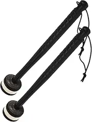 SUPVOX 1Pair Professional Bass Drum Mallets Percussion Instrument Accessories with Non Slip Handles for Comfortable Playing for Drum Enthusiasts and Performers