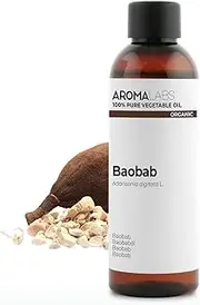 ORGANIC - BAOBAB Oil - 100mL - 100% Pure, Natural, Cold Pressed and Cosmos Certified - AROMA LABS (French Brand)