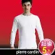 【Pierre Cardin 】皮爾卡登 排汗厚暖棉圓領長袖衫(5入組)