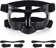 HIAARO Nose Guard for Broken Nose, Face Shield Masks for Soccer and basketball Sports, Adjustable for Adults and Teenagers, Suitable for Men and Women