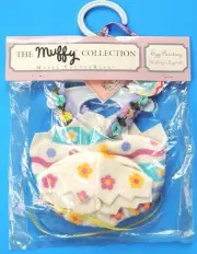 MUFFY VANDERBEAR EGG PAINTING "Walking In Egg Shells" EASTER Outfit Set 1993