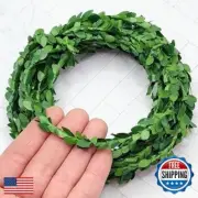 Aorvoras Mini Leaf Garland, Dollhouse Miniature Ivy Leaf Vine Garland, Dollho
