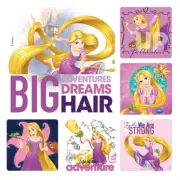 25 Disney Princess Rapunzel Tangled Stickers Teacher Supply Party Favors #2