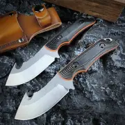 Best Deer Hog Boar Game Skinning Hunting Gutting Knife Survival With Gut Hook