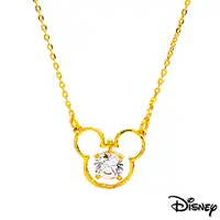 在飛比找PChome24h購物優惠-Disney迪士尼金飾 快樂米奇黃金項鍊