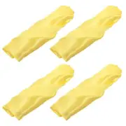 12pcs Cloth Napkins Yellow Satin Table Napkins Polyester Square Bright Table ...