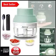 Portable 45W Electric Garlic Chopper – One-Touch Operation for Easy Cooking