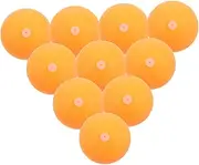 50pcs Table Tennis Balls for Training Equipment Pong Balls for Training with Holes Home Table Tennis Trainer Pingpong Trainer Orange Silica Gel