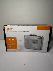 Gracioso Portable Cassette Tape Player + Voice Recorder Support SD Card CR-381