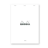 在飛比找誠品線上優惠-法國RHODIA 騎馬釘橫線筆記本/ A4/ White/ 