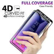 Tempered Glass Full Cover Screen Protector For Galaxy S9 S8 Plus Note 8 9