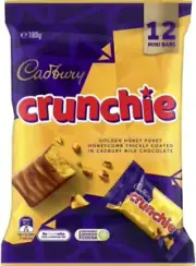 3 x Cadbury Crunchie Sharepack 180g Free shipping