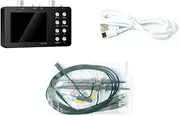 Byttlerom SCO2 Dual Channel Digital Oscilloscope 50M Sampling Rate 10Mhz Analog Bandwidth One Key AUTO Anti Burning Easy To Use Black SET 3
