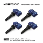 4PC 315MHz MORESENSOR TPMS Snap-in Tire Sensor for 6F2Z-1A189-A 7L1Z-1A189-A (for: Mazda)