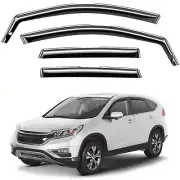 Sun Rain Visors Wind Rain Guards for 2012-2016 Honda CR-V