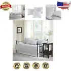 Classic Quebec Grey Daybed Cover with Shams, Bedskirt & Decorative Pillow