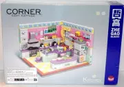 Building Block Toys DIY Corner Cozy Cottage MINI CABIN KITCHEN 10 1/4" high