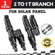 Mobi 30A PV Connectors T/Y Branch Male & Female Solar Panel Mounting Brackets Z