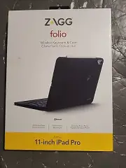OB ZAGG Folio Keyboard Backlit Tablet Keyboard and Case for iPad Pro 11 - NEW