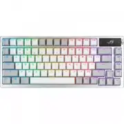 ASUS ROG Azoth Keyboard RGB PBT NX Snow Switch,Wireless/Bluetooth, White