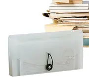 Accordion Folder with 13 Compartments - Expandable and Waterproof Storage Cards | Portable Document Check, Multifunctional Storage Book Handbags, File Holder for Men F