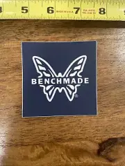 2025 SHOT Show Benchmade Butterfly Logo Sticker Blue. Free Shipping!