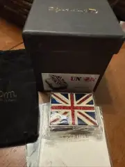 ART FORM Object D'Art Trinket Box Union Jack Flag #479