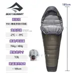 【SEA TO SUMMIT】SPARK PRO -9頂級鵝絨睡袋R-灰黑(睡眠/舒適/保暖/輕巧/羽絨)