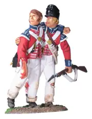 W. Britain Napoleonic 17988, British Coldstream Guards Light Co. Wounded Set #1