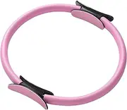 Pilates Ring, Dual Padded Handles Fitness Magic Circle Core Training Toning Thighs Physical Therapy Yoga Circle 15”