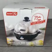 Dash - 7-Egg Everyday Rapid Electric Egg Cooker - Black - NEW