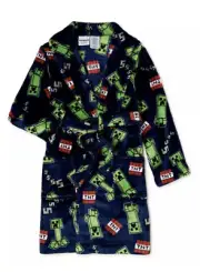 Minecraft Boys Plush Blue Robe 6/7, 8,